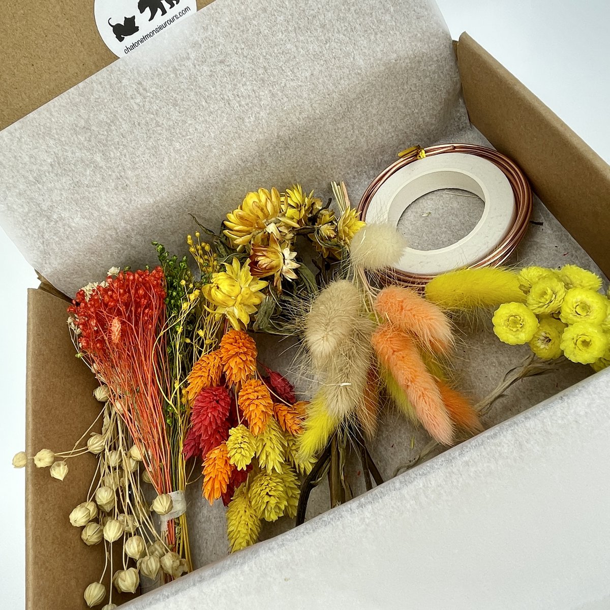 BOX DIY Fleurs séchées, Loisirs créatifs,