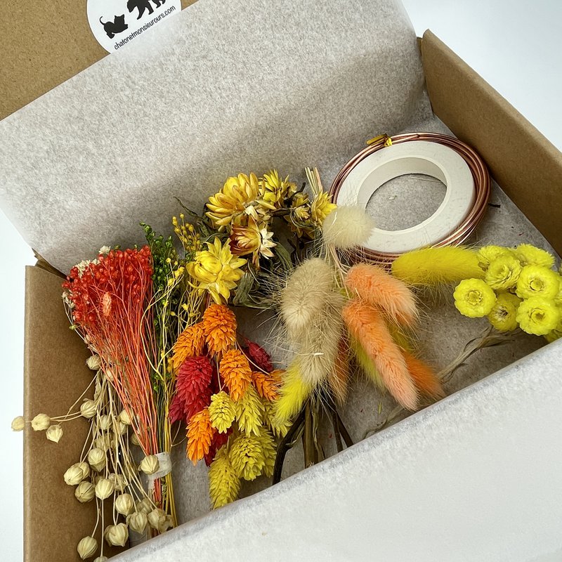 BOX DIY Fleurs séchées, Loisirs créatifs,