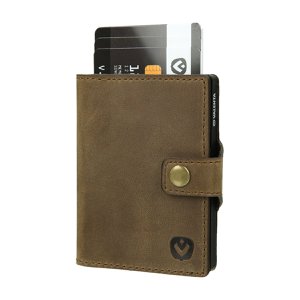 Card Case Wallet Vintage Brown