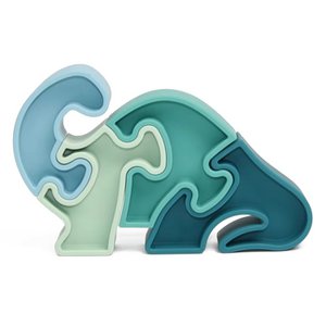 Montessori Awakening Toy - 3D Puzzle Diplodocus in siliconen