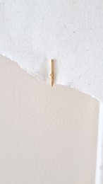 Gold stud earrings, small minimalist bar studs, delicate simple jewelry
