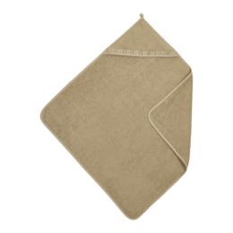 Bath cape terry cloth Ruffle Taupe
