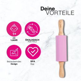 Knetä Silicone Roller - Lila