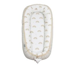 Babynest Babycocoon Cottonwaffel Rainbow & Beige