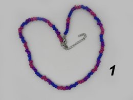 %231185 set collana/orecchini bisessuale