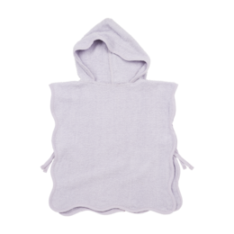 Badeponcho Frottee Wavy Soft Lavender 1-3 Jahre