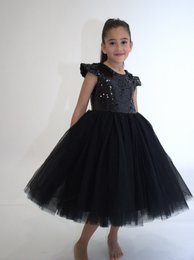 FIONA Ceremony dress Black - Size 130cm (7/8 years)