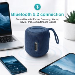 Altavoz Bluetooth portátil XB-009: negro, libertad inalámbrica y diseño práctico para el día a día