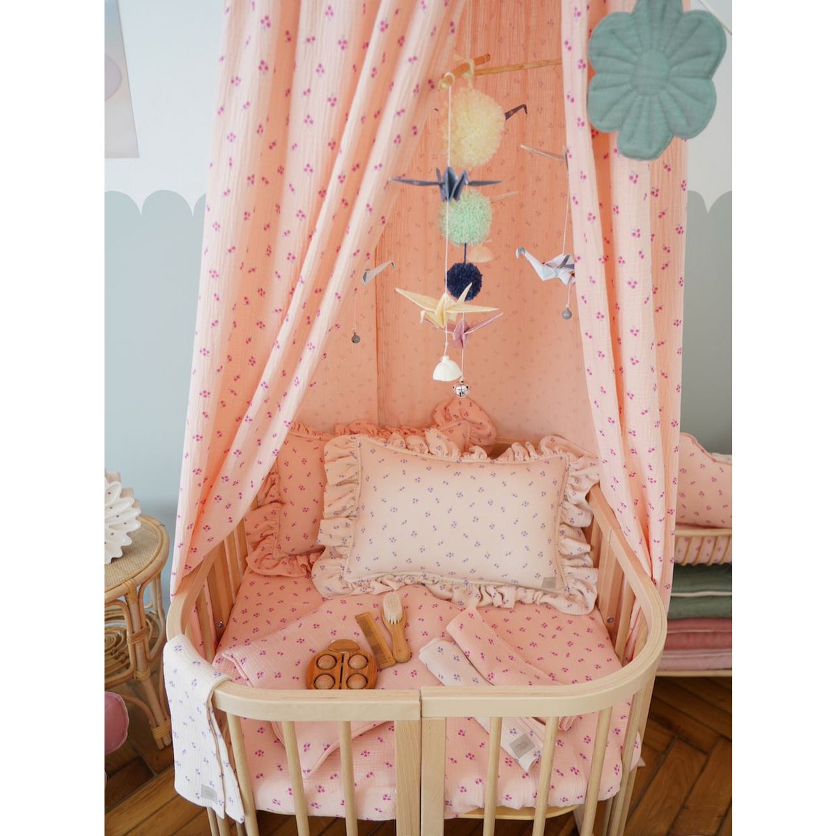“Pastel colors” Origami Nursery Mobile