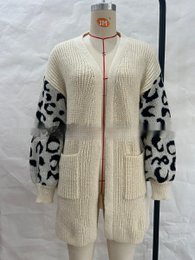 Europæisk og amerikansk mode doven løs sweater