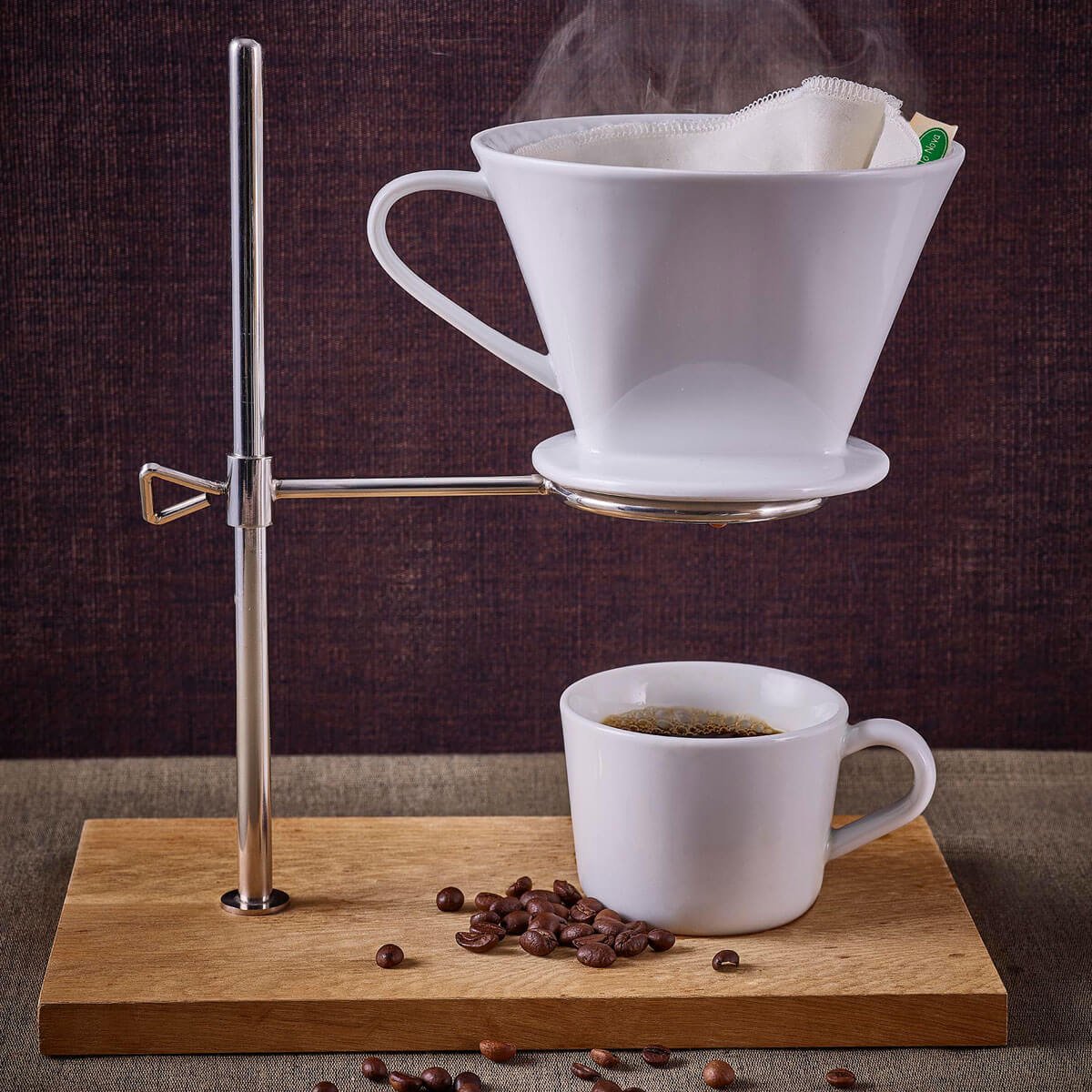 Filtros de café de algodón, juego de 4