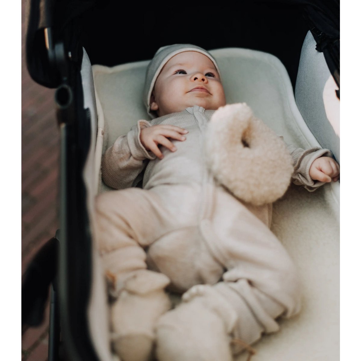 Layer for pram / travel cot - Merino wool