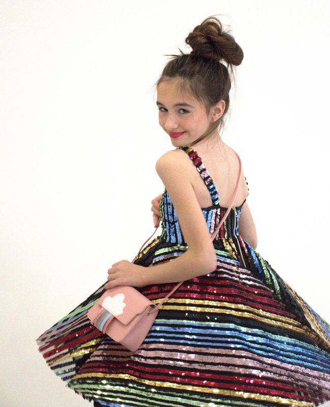 Handtas Rainbow roze