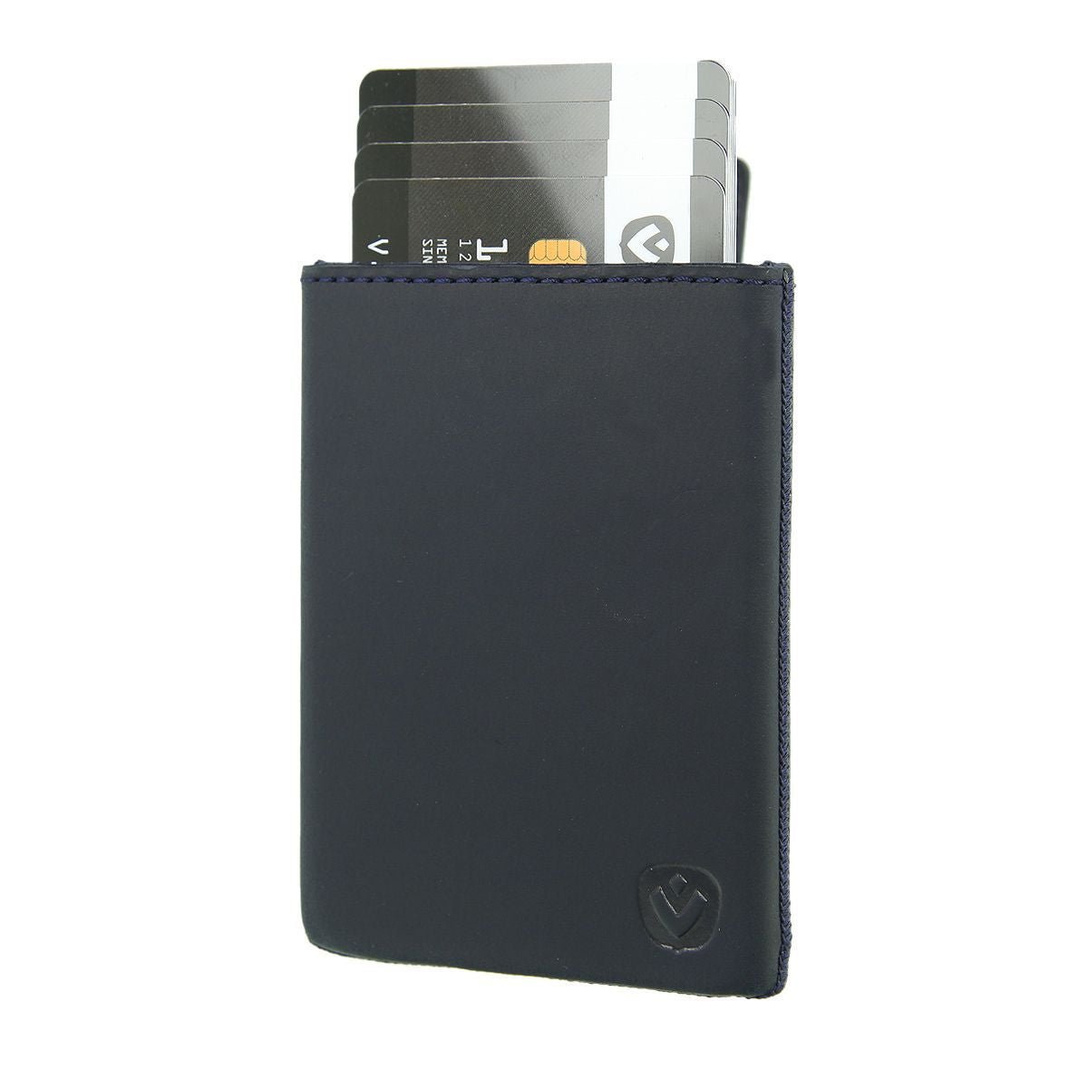 Card Case Pocket Luxe Vintage Blue