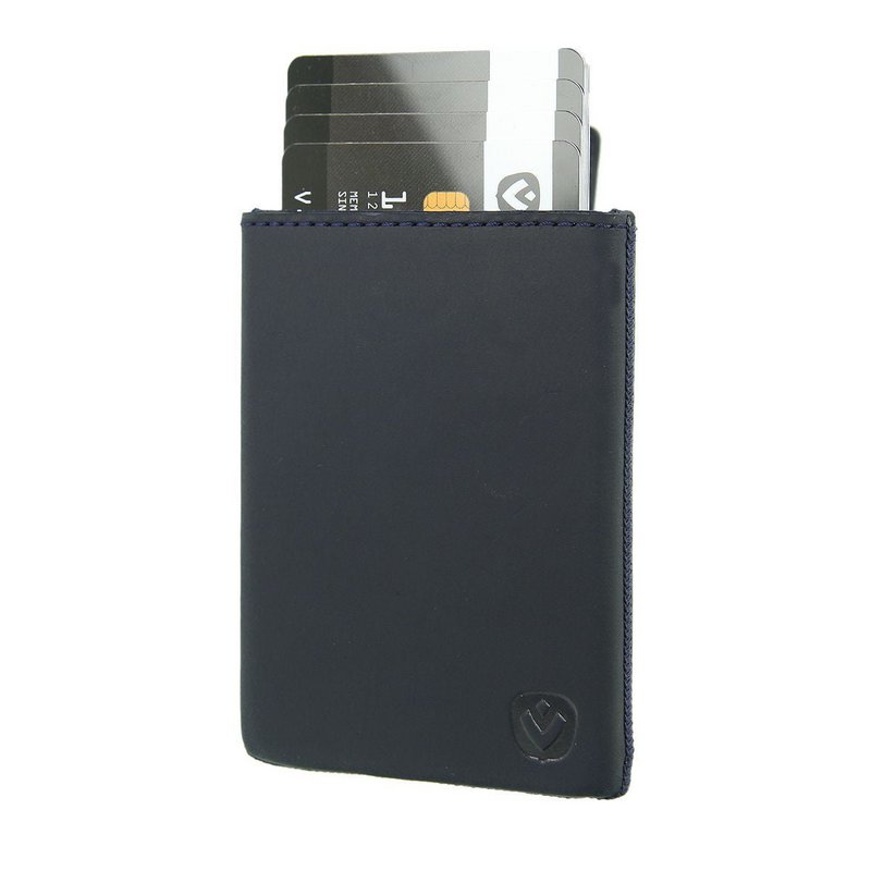 Card Case Pocket Luxe Vintage Blue