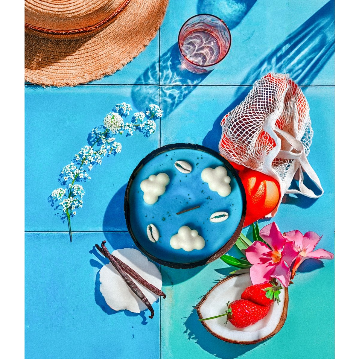 Mykonos Dream candle - Coconut hull - Strawberry, coconut and vanilla