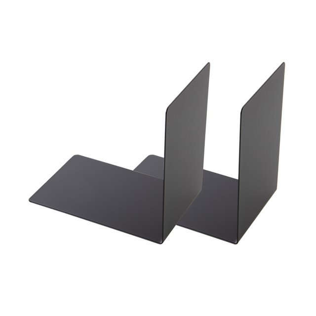Sujetalibros Westcott metal negro 2 piezas 90x140x140mm