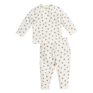 Baby-Pyjama Mini Panther Offwhite