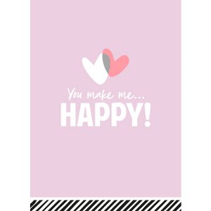 You make me Happy greeting cards - 10 pieces