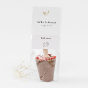 Strawberry drinking chocolate