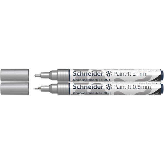 Rotulador cromado Schneider Paint-It 060/061 etui 2º. 0,8 y 2 mm