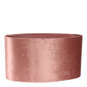 Lampenkap 40 cm - Ovaal - Roze - Stof