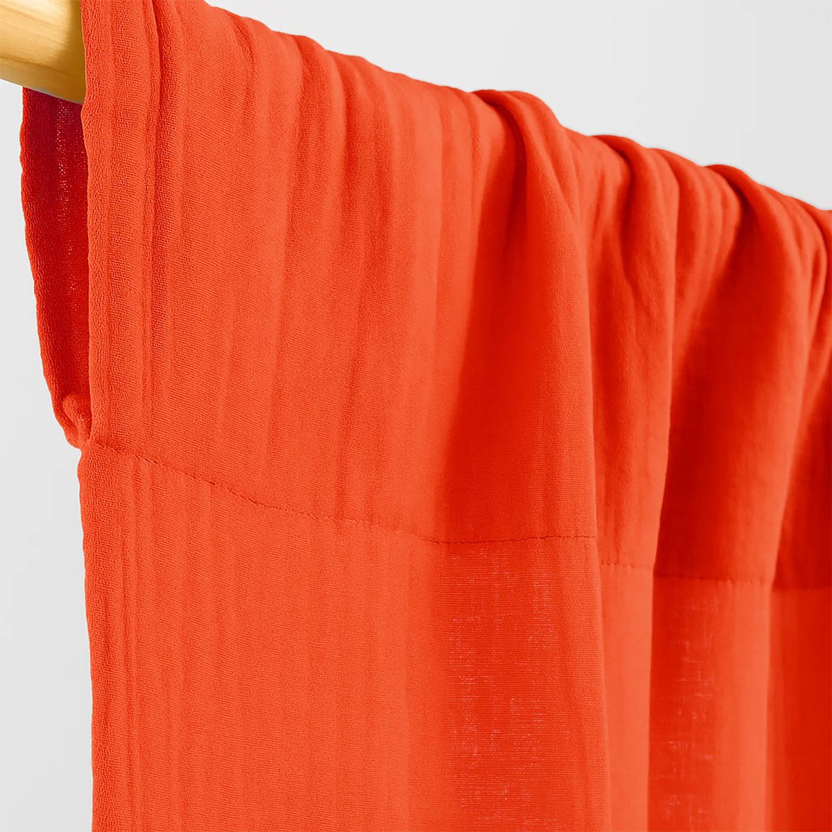 Cortinas de algodón de fresa bio