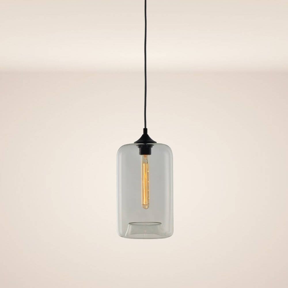 s.LUCE Cruet glass pendant luminaire Up & Low
