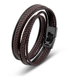 Leather bracelet "Wrap"