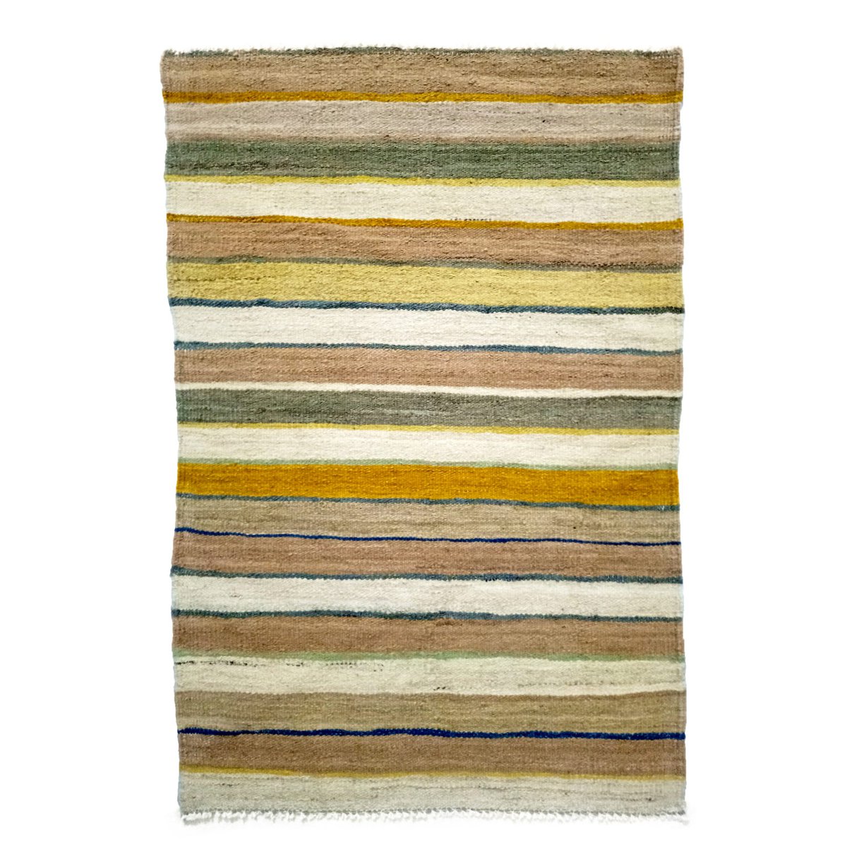 Tapis kilim rayé fait main nordique