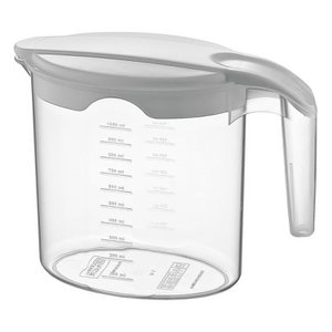 Krugplastik mit Deckel 1 l