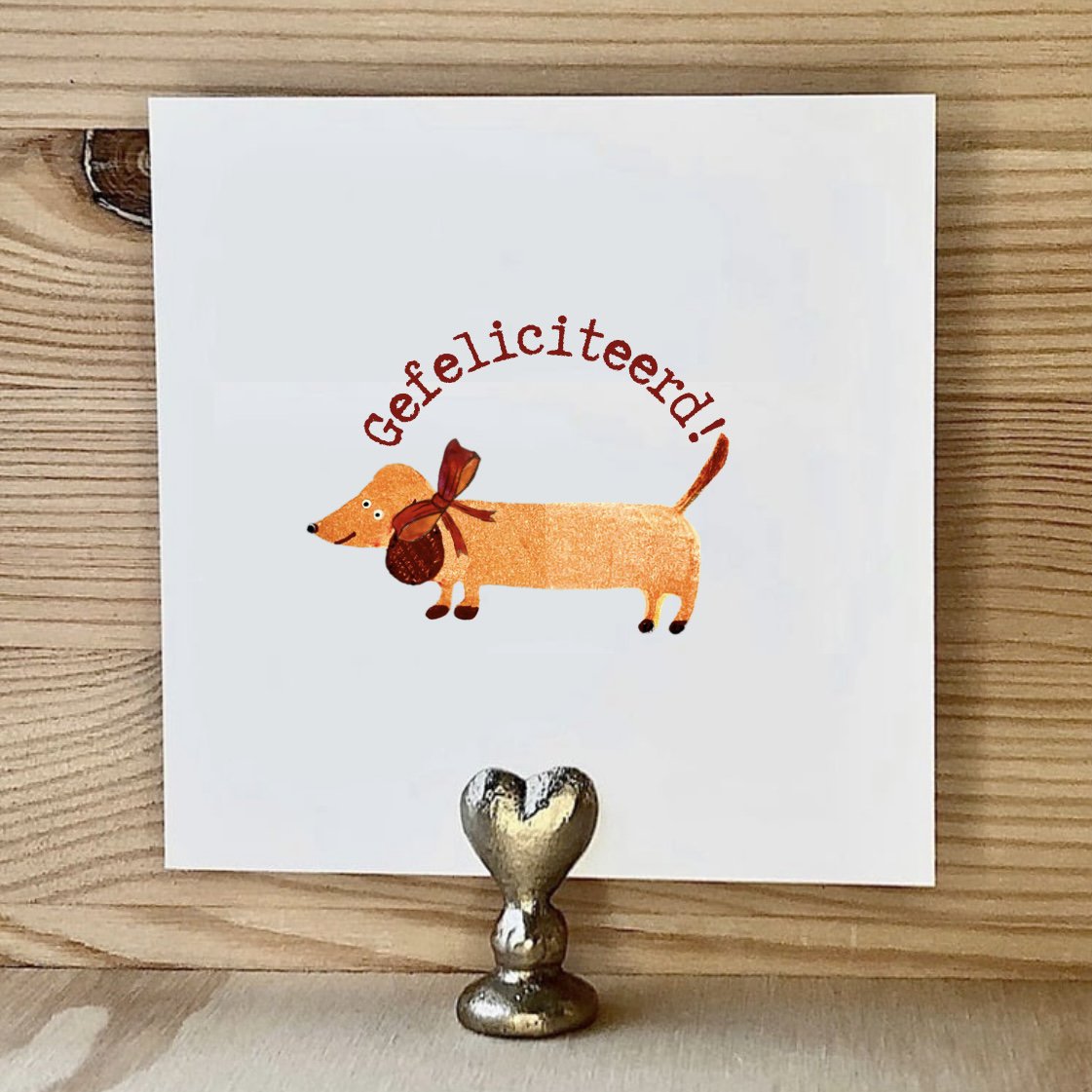Kaart Gefeliciteerd Tekkel