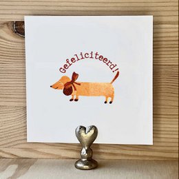 Kaart Gefeliciteerd Tekkel