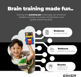 GiiKER Super Slide Puzzle Game, GRIGIO