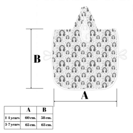 Poncho per bambini, 100% cotone
