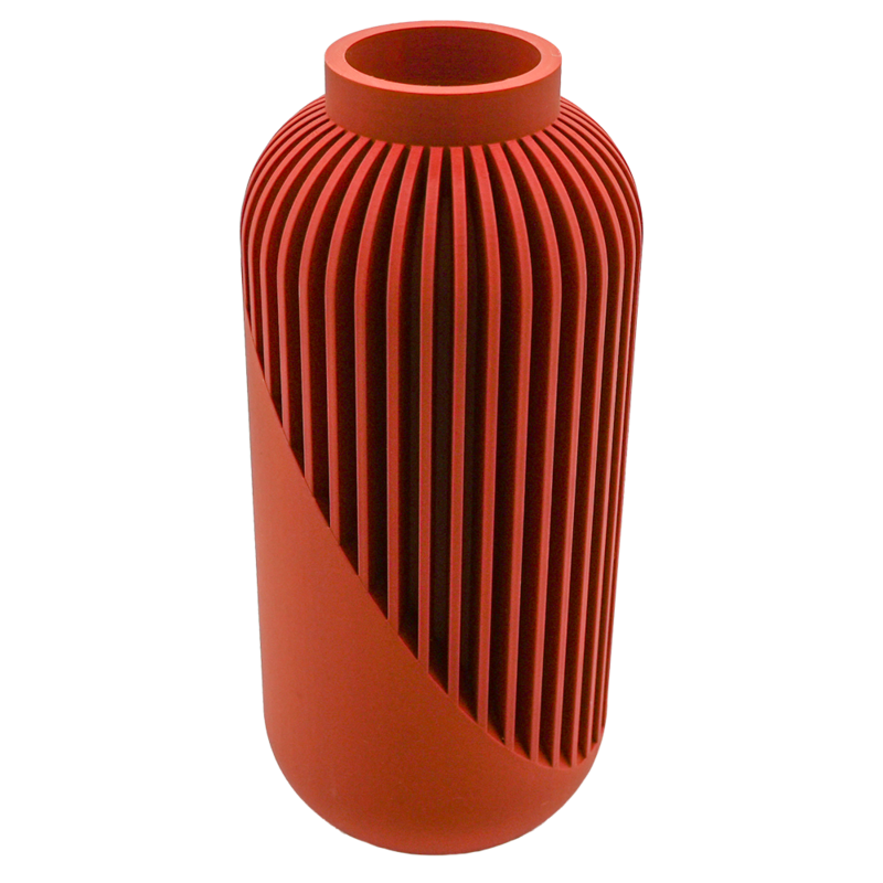 Orion 3D vase - 3D printet vase - Bæredygtig PLA - Velegnet til kunstige blomster