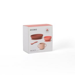 SILIKONE BABY MALDSÆT - KORAL