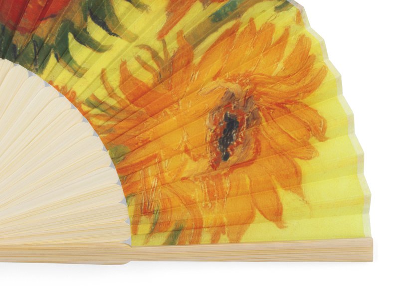Fan ,  Sunflowers , Vincent van Gogh