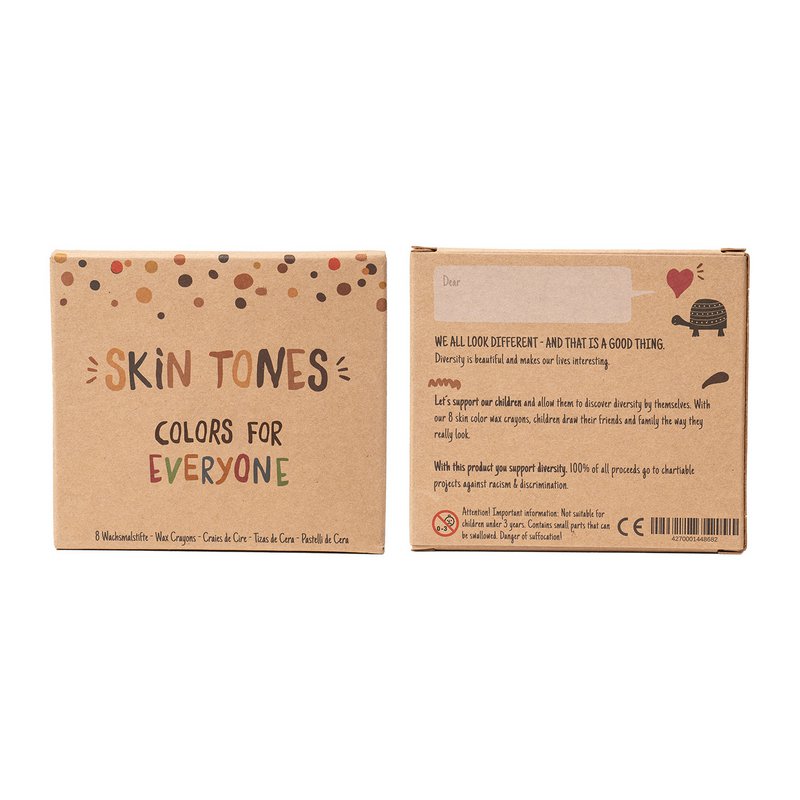 8 Skin Tones Crayons (English Edition)
