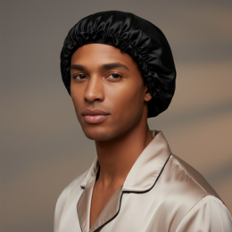 YOSMO 100 % Mulberry Silke Bonnet – Størrelse S – Beskyttende sovehætte til børn og kort hår