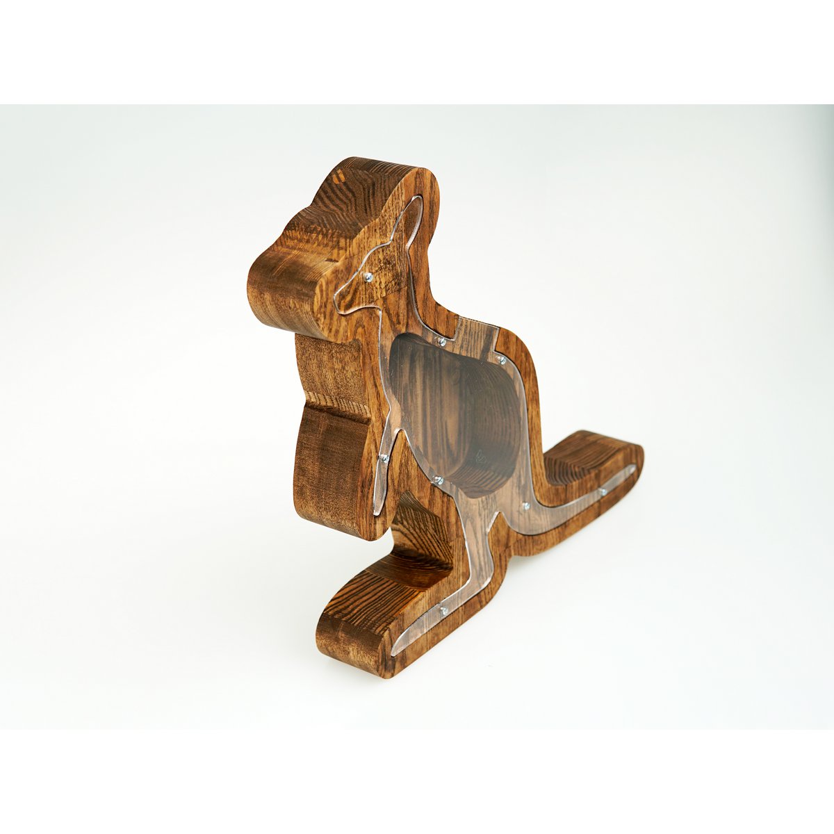 Piggy Bank Kangaroo Braune Farbe