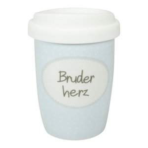 Coffee to go mug small "brother heart"