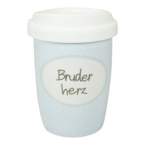 Coffee to go mug small "brother heart"