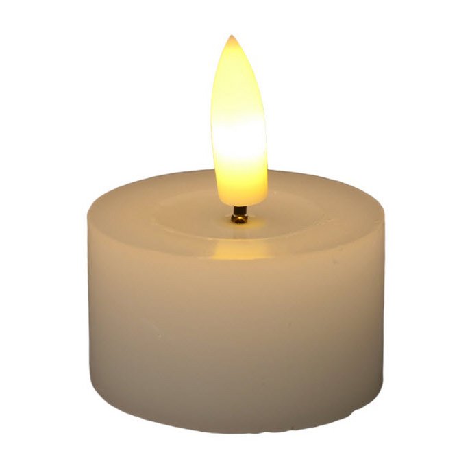 T-LIGHT LED         2PC       WARM WHITE