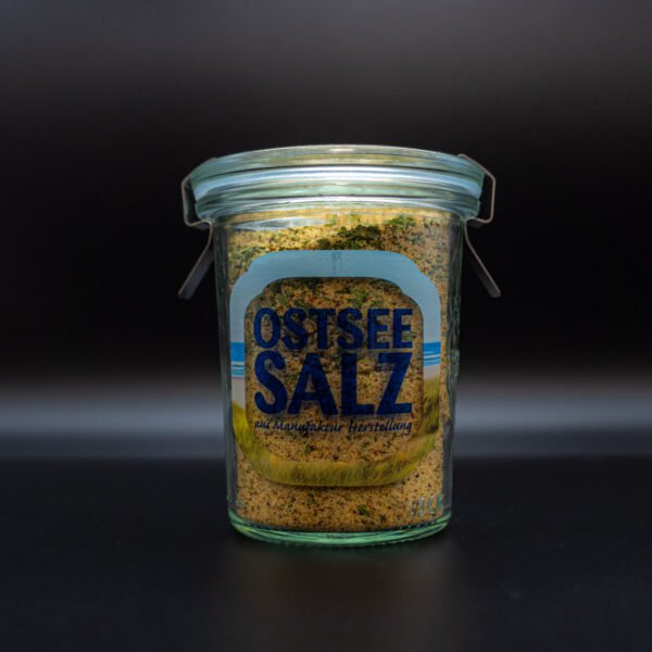 Sale del Mar Baltico con olivello spinoso