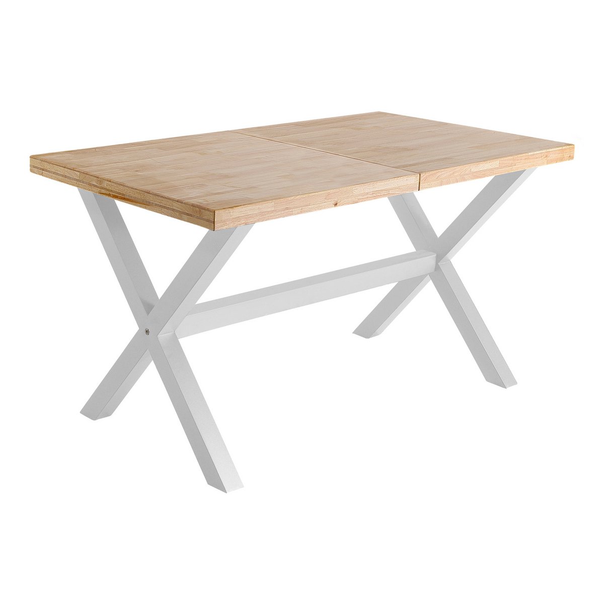 X-LOFT AUSZIEHBARER ESSTISCH 140 - 180 - 220 x 90 CM NORDISCHE EICHE / WEISS. OK1374 (8472)