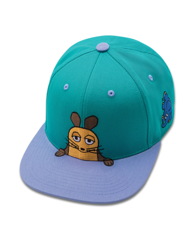 koaa – souris, éléphant et canard « The Crew » – snapback turquoise/bleu