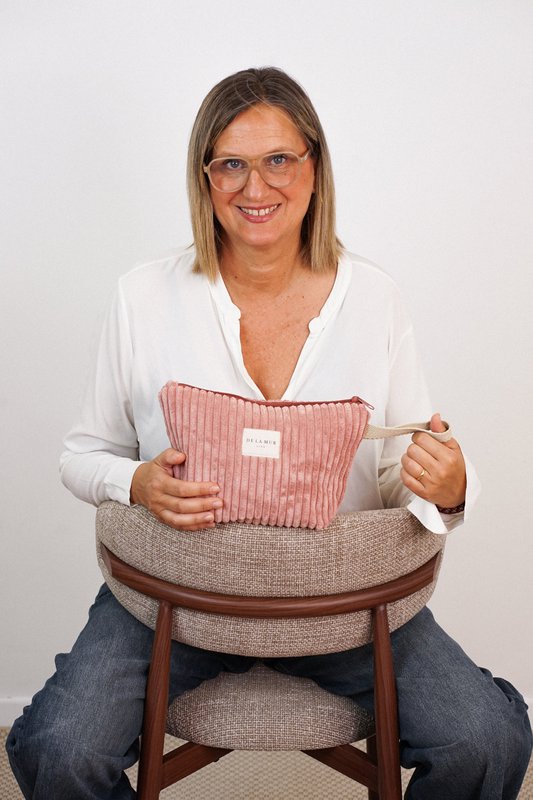 Kosmetiktasche groot CREPE