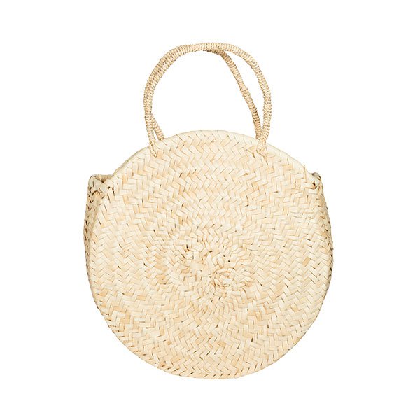 RAFFIA TASKE | Rund taske