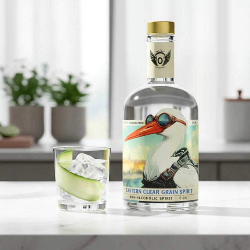 Volante Eastern Clear Grain Spirit 0.0% – Non-Alcoholic Vodka-Style Spirit – 700 ml